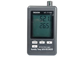 มิเตอร์วัดอุณหภูมิ และ ความชื้น Thermometer And Humidity Meter รุ่น HT-771SD